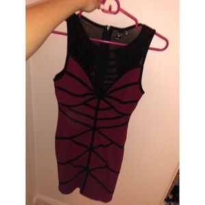Windsor Burgundy Bodycon Dress